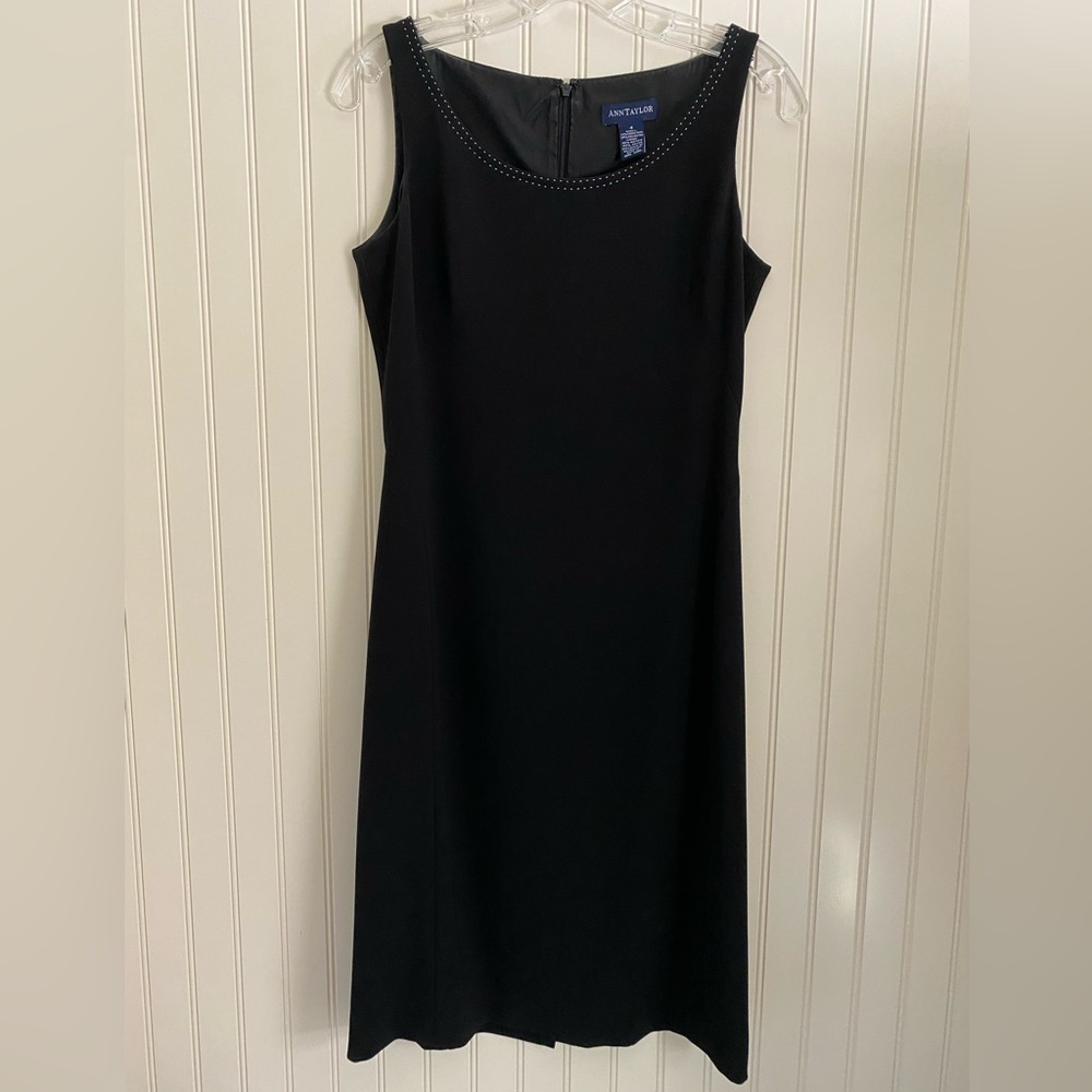 Ann Taylor black suit dress